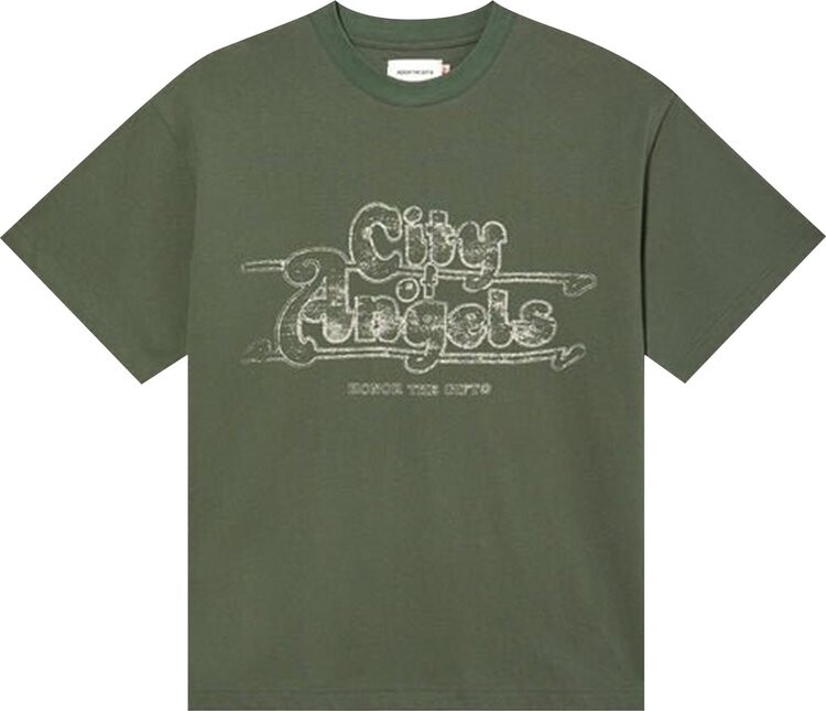 

Футболка Honor The Gift Angelino Short-Sleeve Tee 'Olive', зеленый
