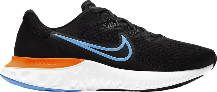 Кроссовки Nike Renew Run 2 'Black Orange Coast', черный