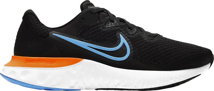 Кроссовки Nike Renew Run 2 'Black Orange Coast', черный