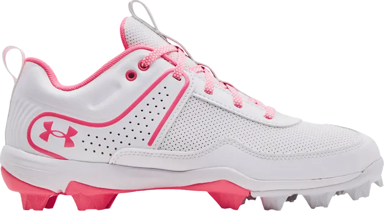

Бутсы Under Armour Wmns Glyde RM White Cerise, белый