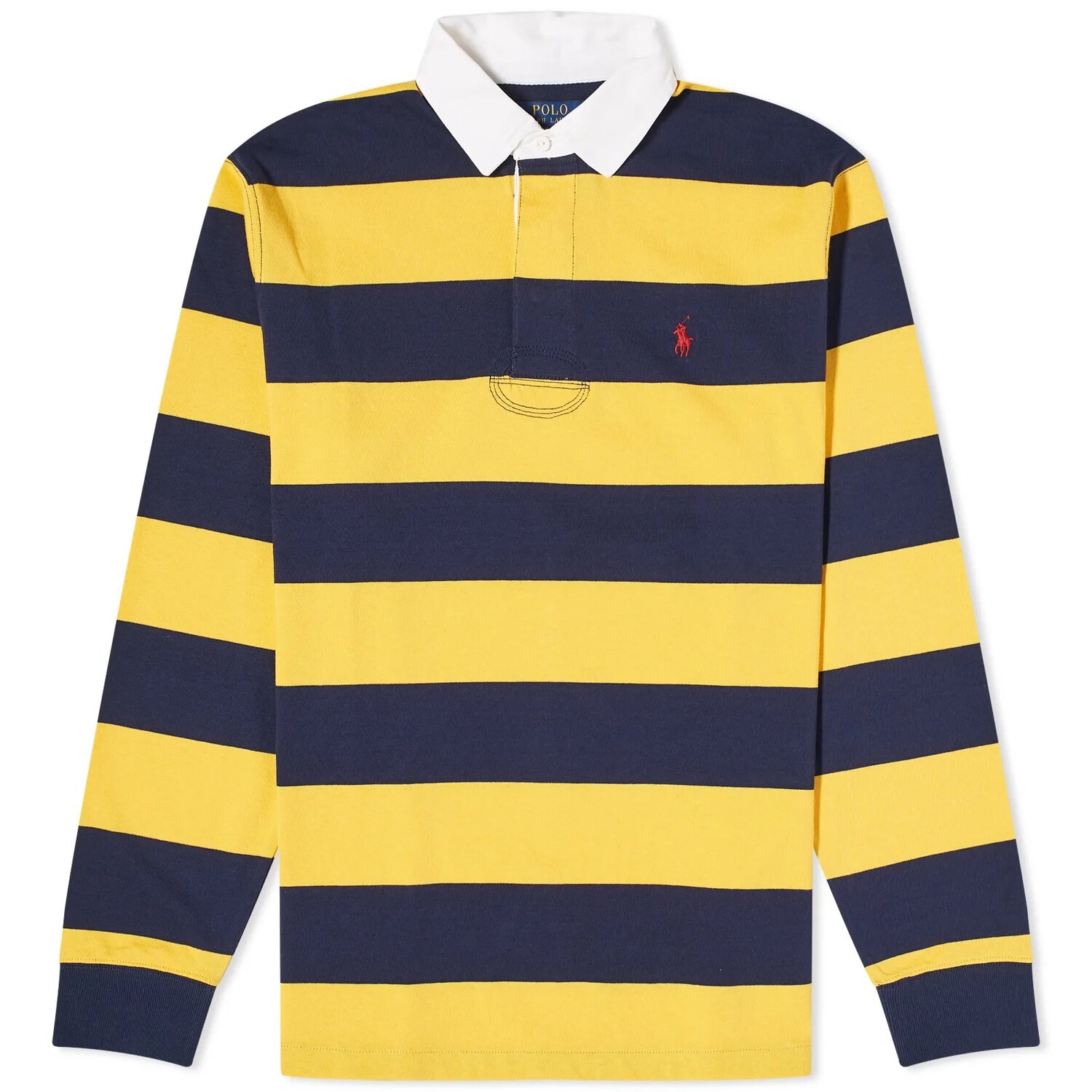 

Поло Polo Ralph Lauren Stripe Rugby, темно-синий/желтый