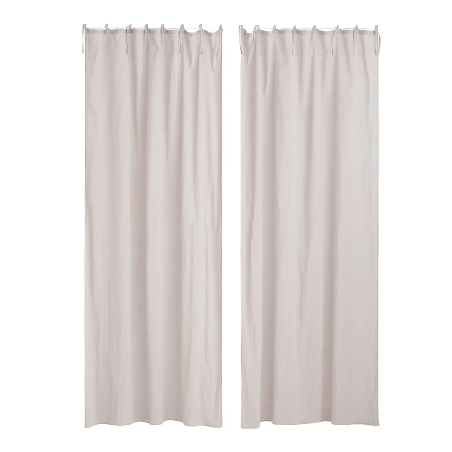 

Шторы H&M Home 2-pack Linen-blend, 2 предмета, светло серый
