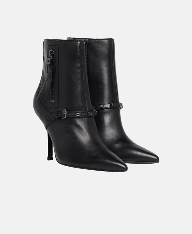 

Телячьи сапоги Guess, черный