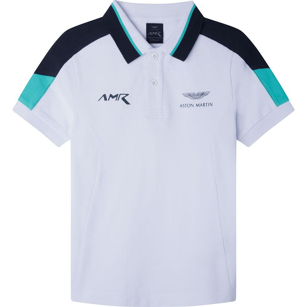 

Поло с коротким рукавом Hackett Amr Color Block, белый