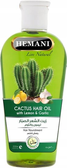 

Масло для волос кактус, 200 мл Hemani, Cactus Hair Oil