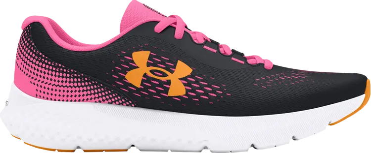 

Кроссовки Charged Rogue 4 GS 'Black Fluo Pink', черный