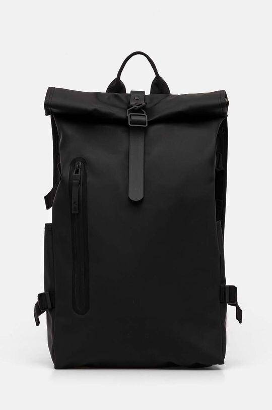 

Рюкзак Rolltop Большой W3 Rains, черный