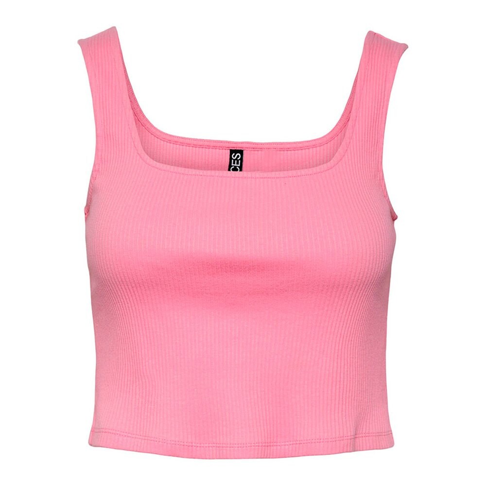 

Футболка без рукавов Pieces Nukisa Cropped, розовый