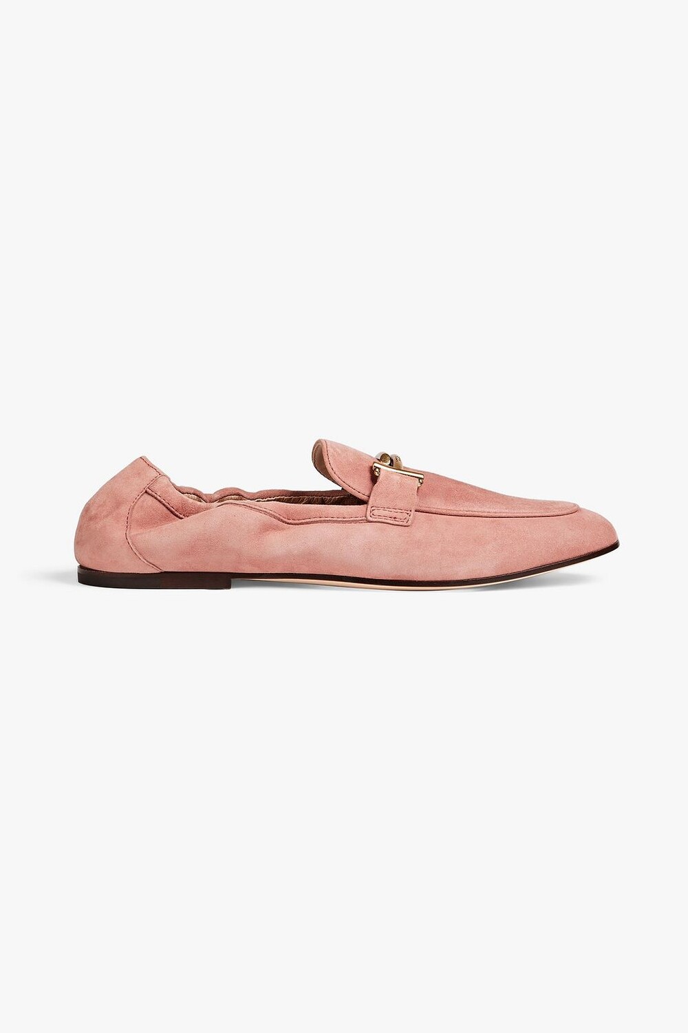

Замшевые лоферы TOD'S, античная роза