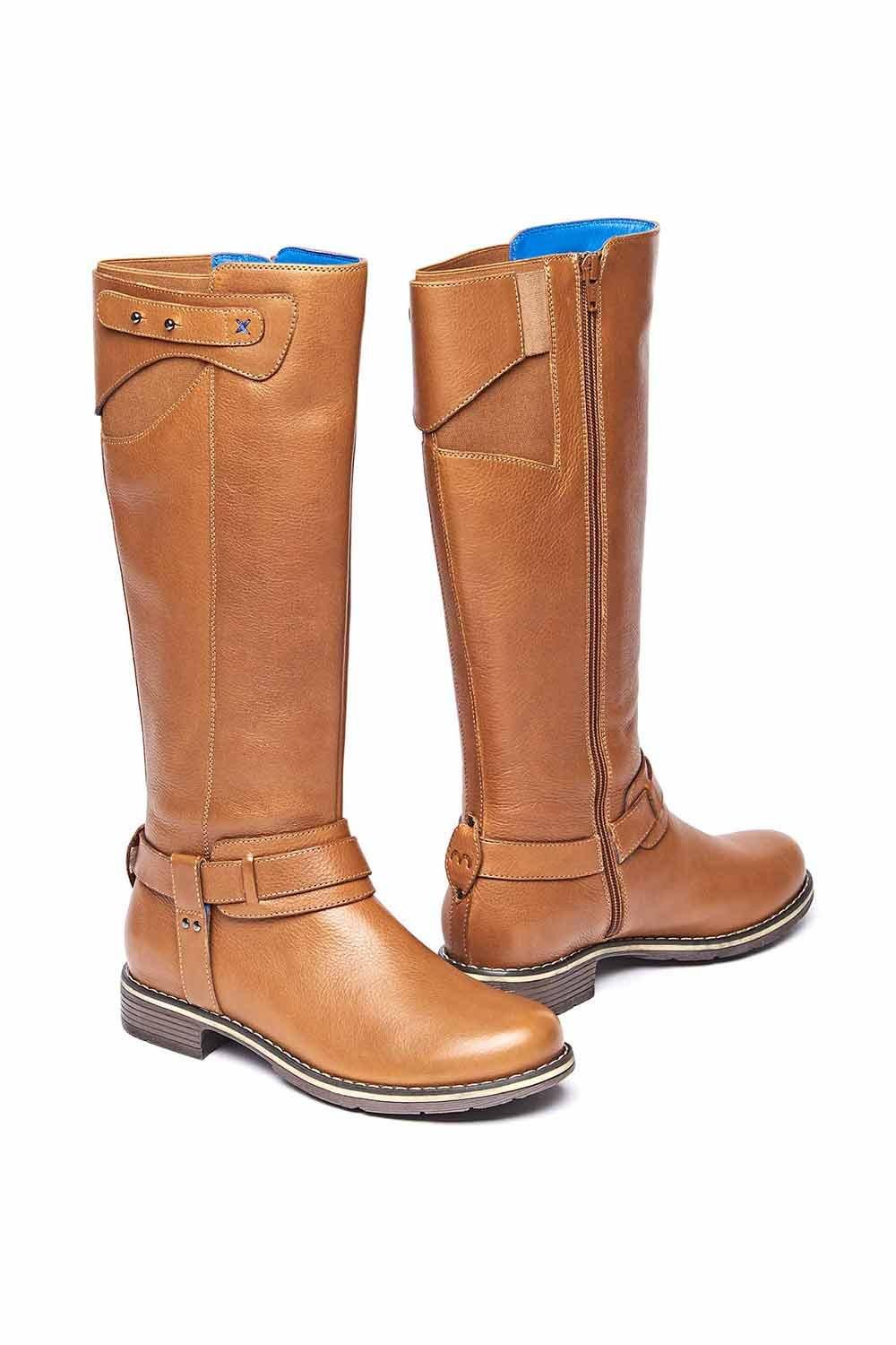 Классические кожаные длинные ботинки 'Mistletoe' Moshulu, коричневый