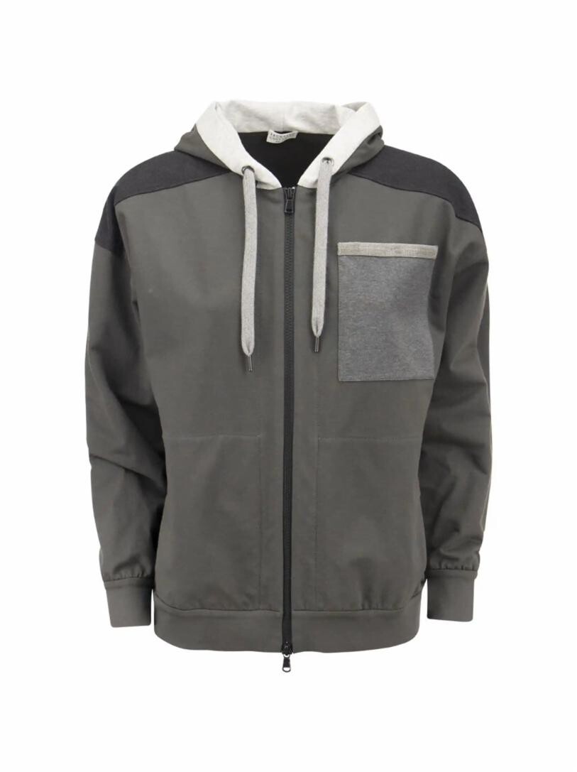 

Спортивная кофта с капюшоном Brunello Cucinelli