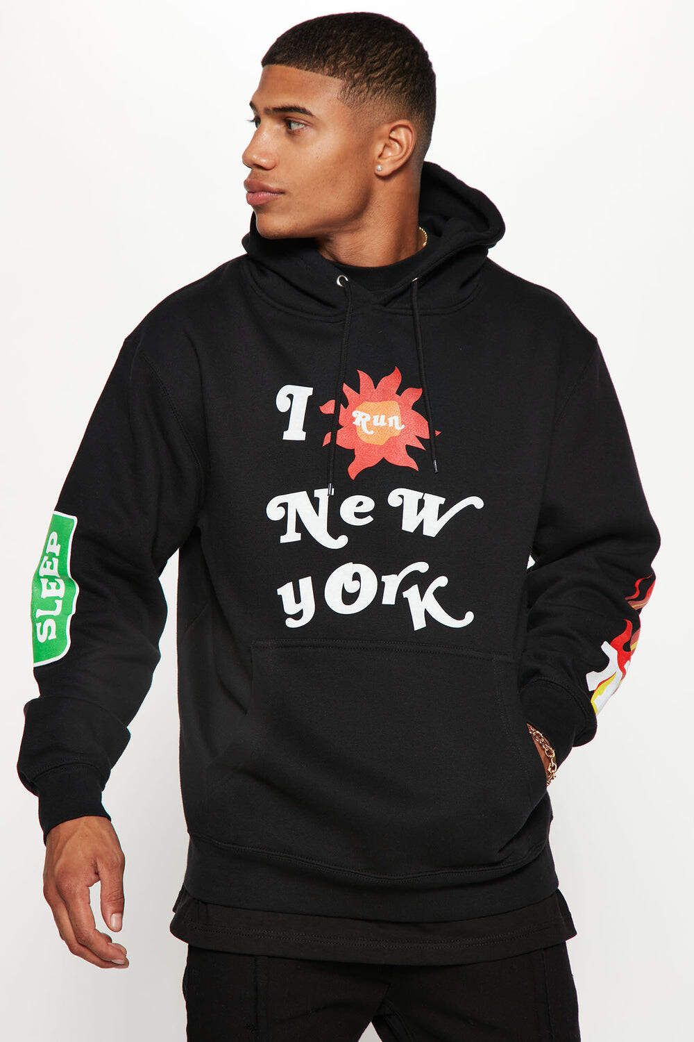 

Худи Fashion Nova TFAF295, черный