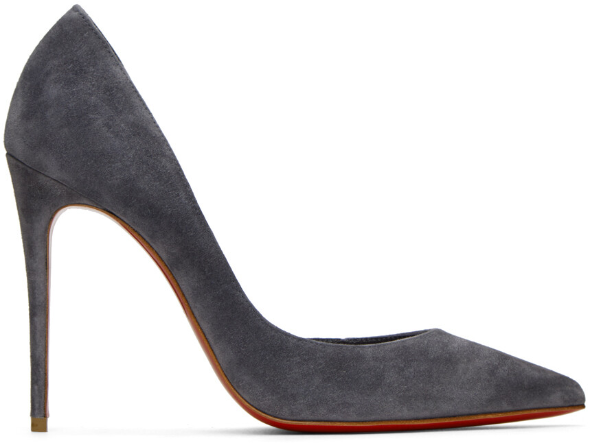 

Серые туфли на каблуке Iriza 100 Christian Louboutin, Серый