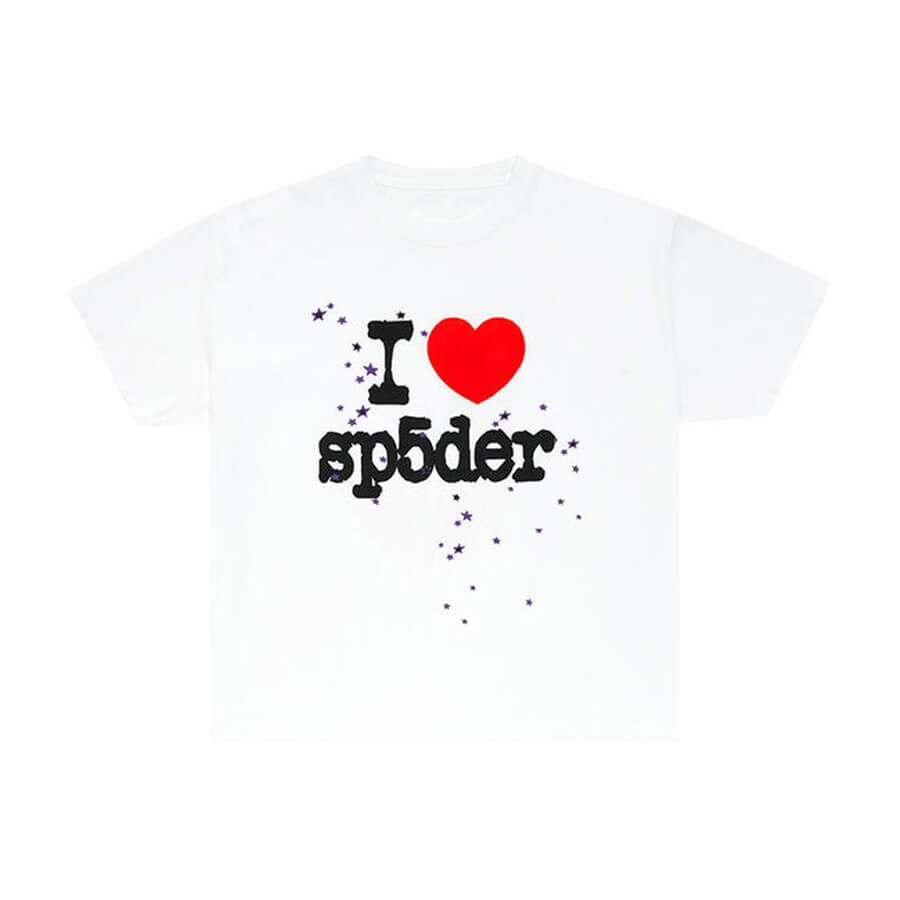 

Футболка Sp5der I Heart Sp5Der, белый