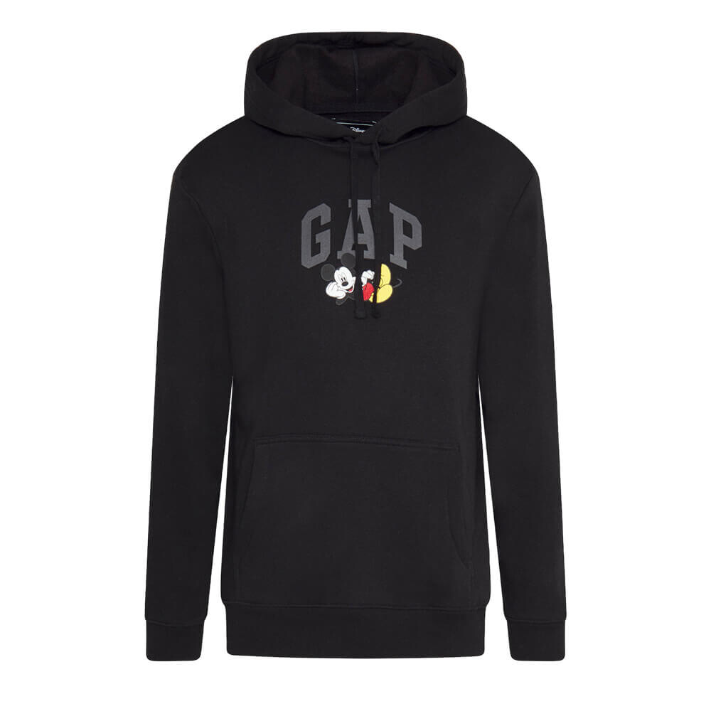 

Толстовка Gap Disney Logo Hood Unisex, черный