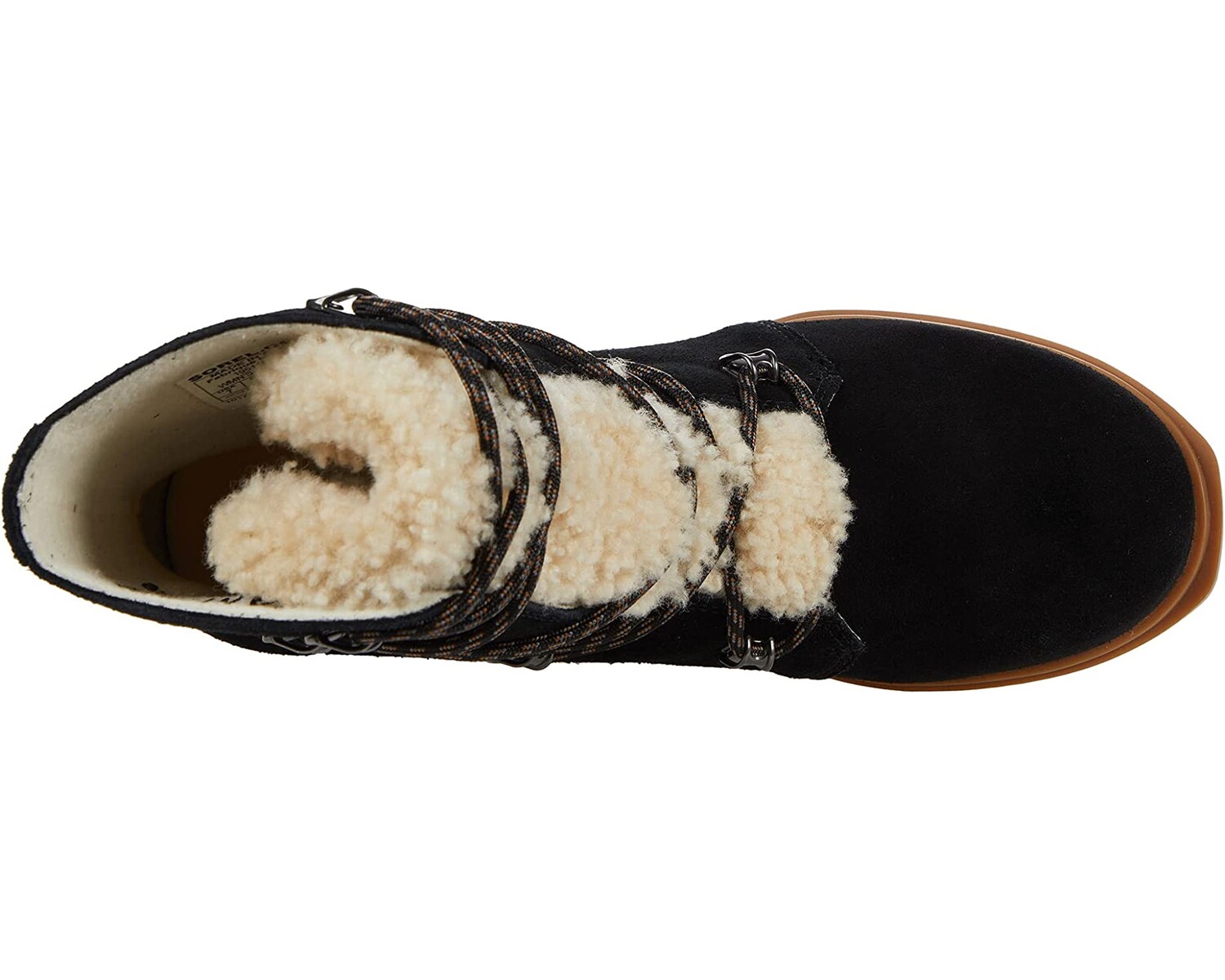 

Ботинки Joan of Arctic Wedge III Lace Cozy SOREL, черный