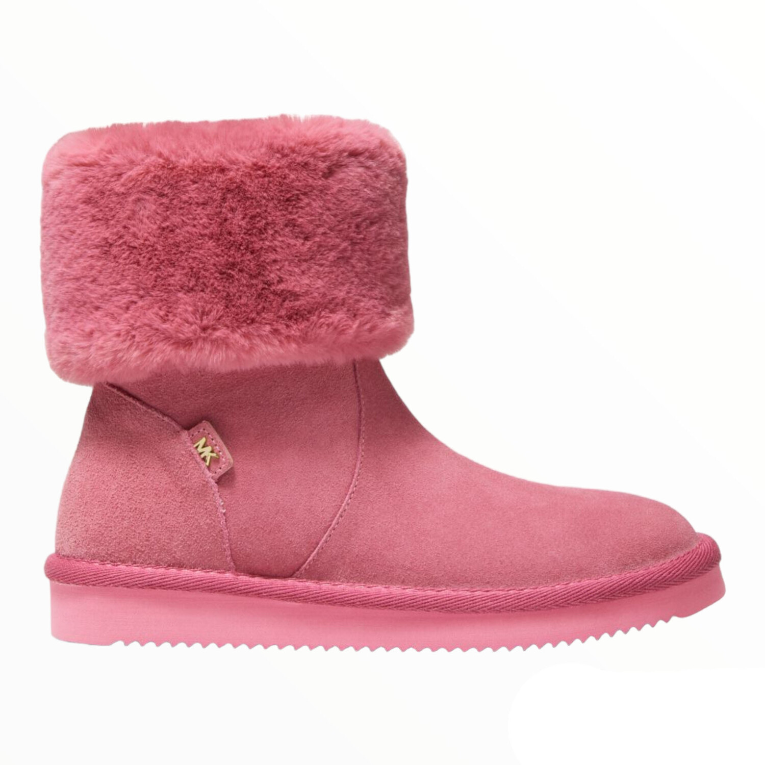 

Сапоги Michael Michael Kors Julia Faux Fur Trimmed Suede, розовый