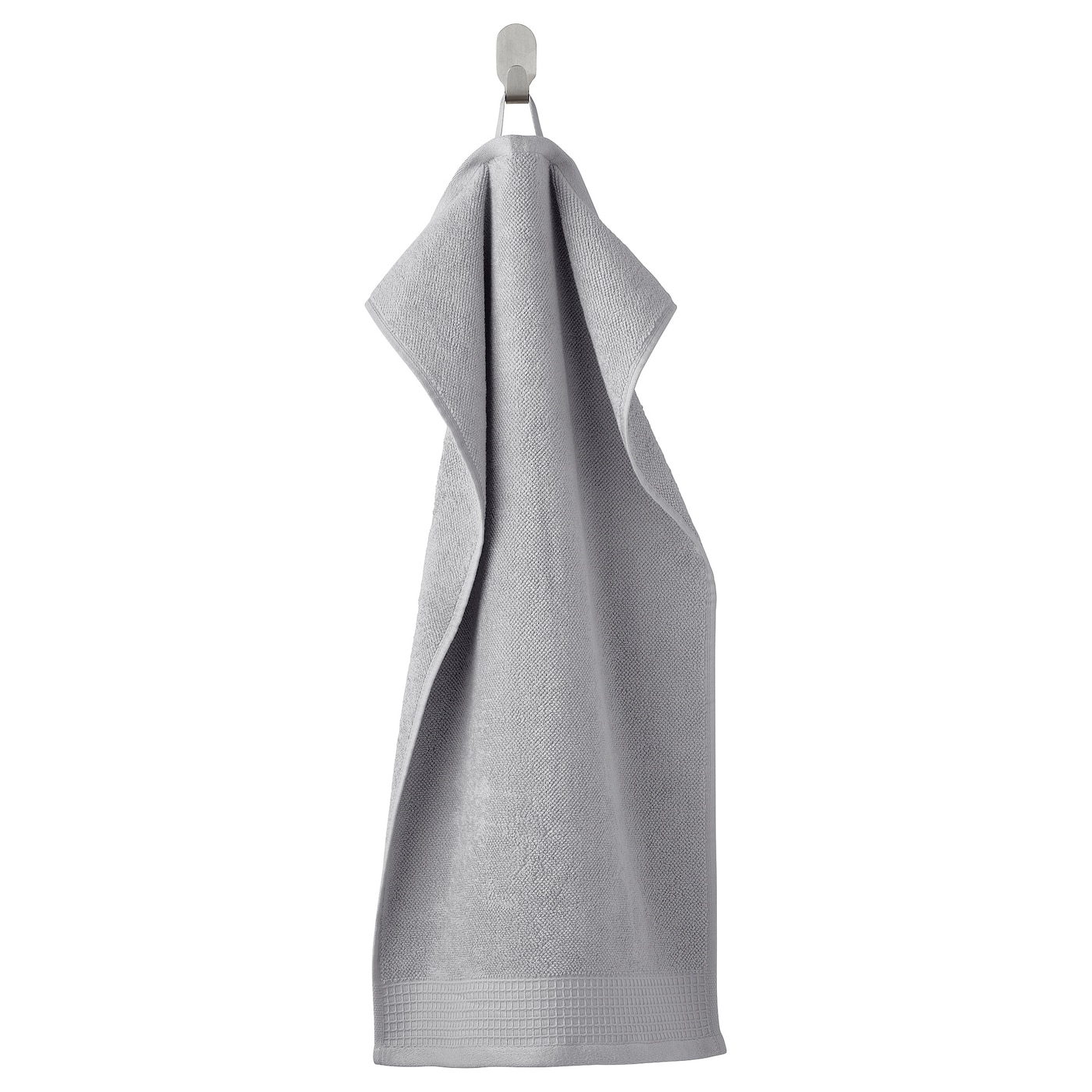 цена VINARN ВИНАРН Полотенце, светло-серый, 50x100 см IKEA