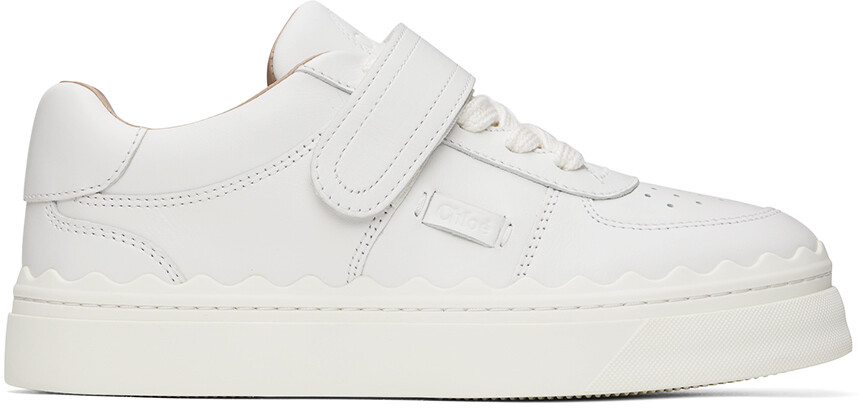 

Белые кроссовки Lauren с ремешком Chloé, Белый