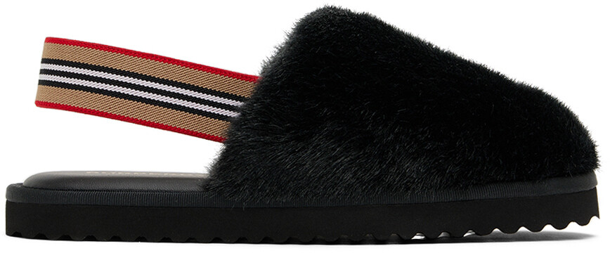 

Детские черные сандалии Litherton Burberry