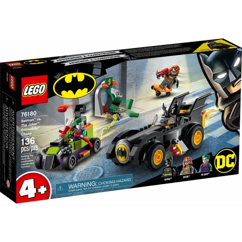Конструктор LEGO DC Batman 76180 Бэтмен против Джокера: погоня на Бэтмобиле lego dc бэтмобиль бэтмен преследует джокера