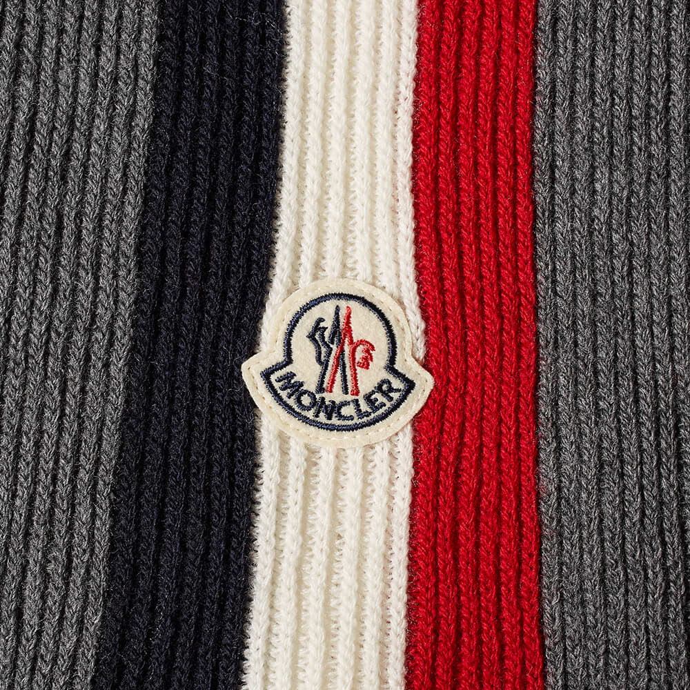 

Шарф Moncler Tricolore Striped Logo Scarf