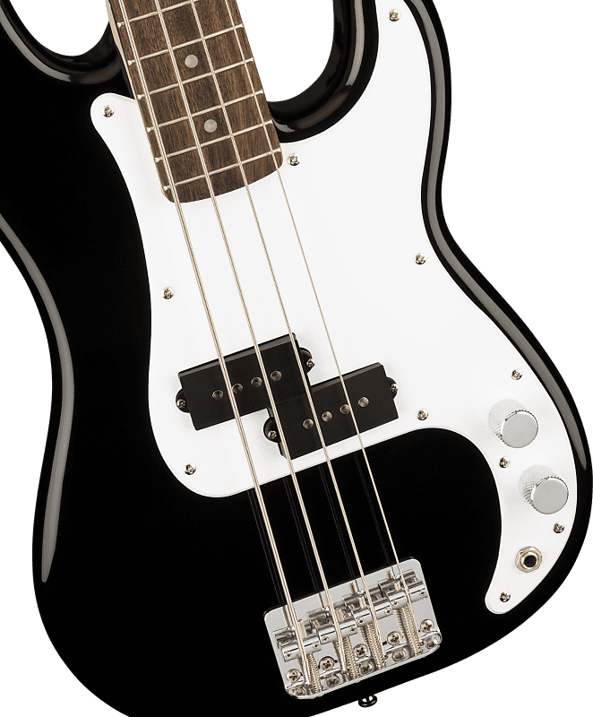 Накладка на гриф Fender Mini Precision Bass Laurel Black Finish Mini Precision Bass Laurel Fingerboard Black Finish