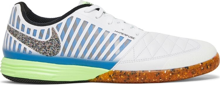 

Кроссовки Nike Lunar Gato 2 IC 'Black Light Photo Blue Lime Glow', белый