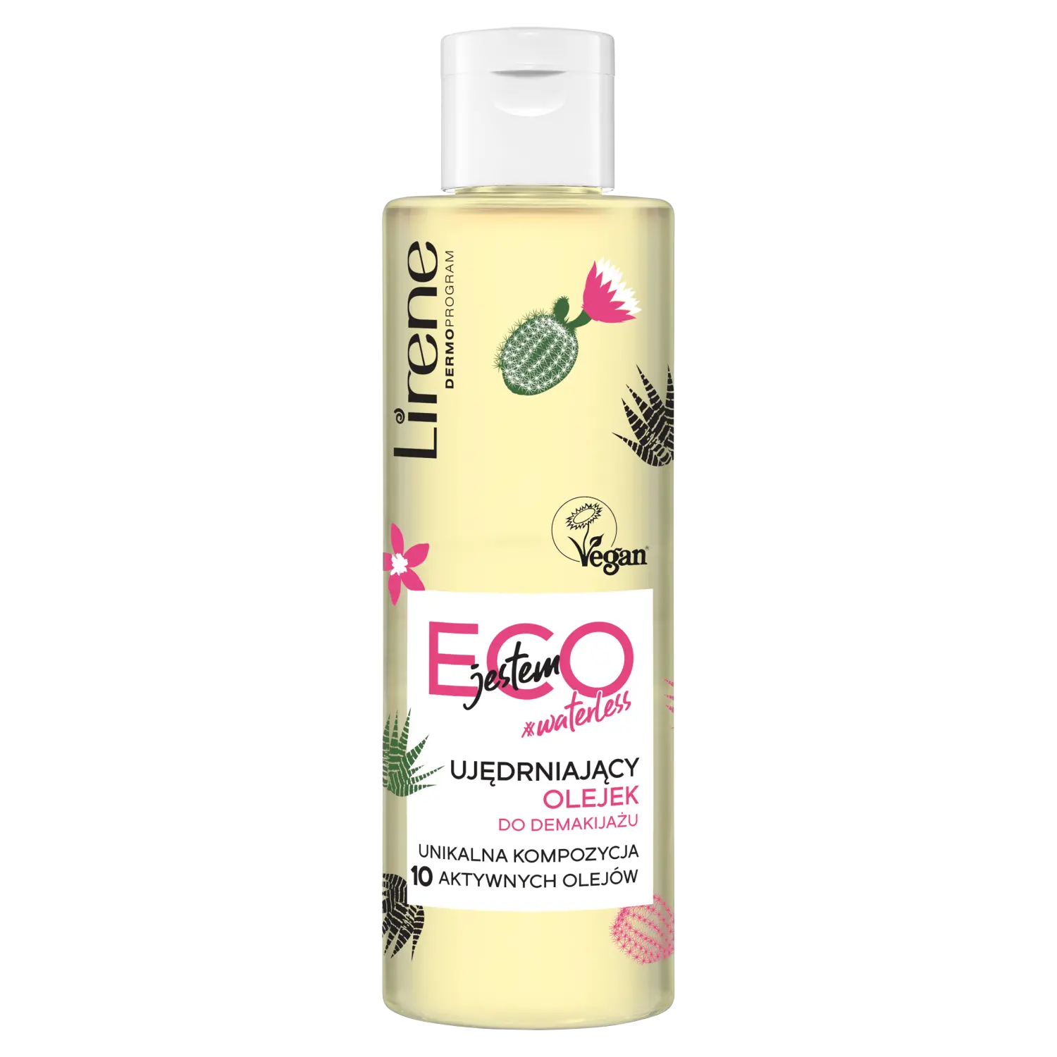 

Lirene Jestem Eco Waterless укрепляющее масло для снятия макияжа с лица, 100 мл