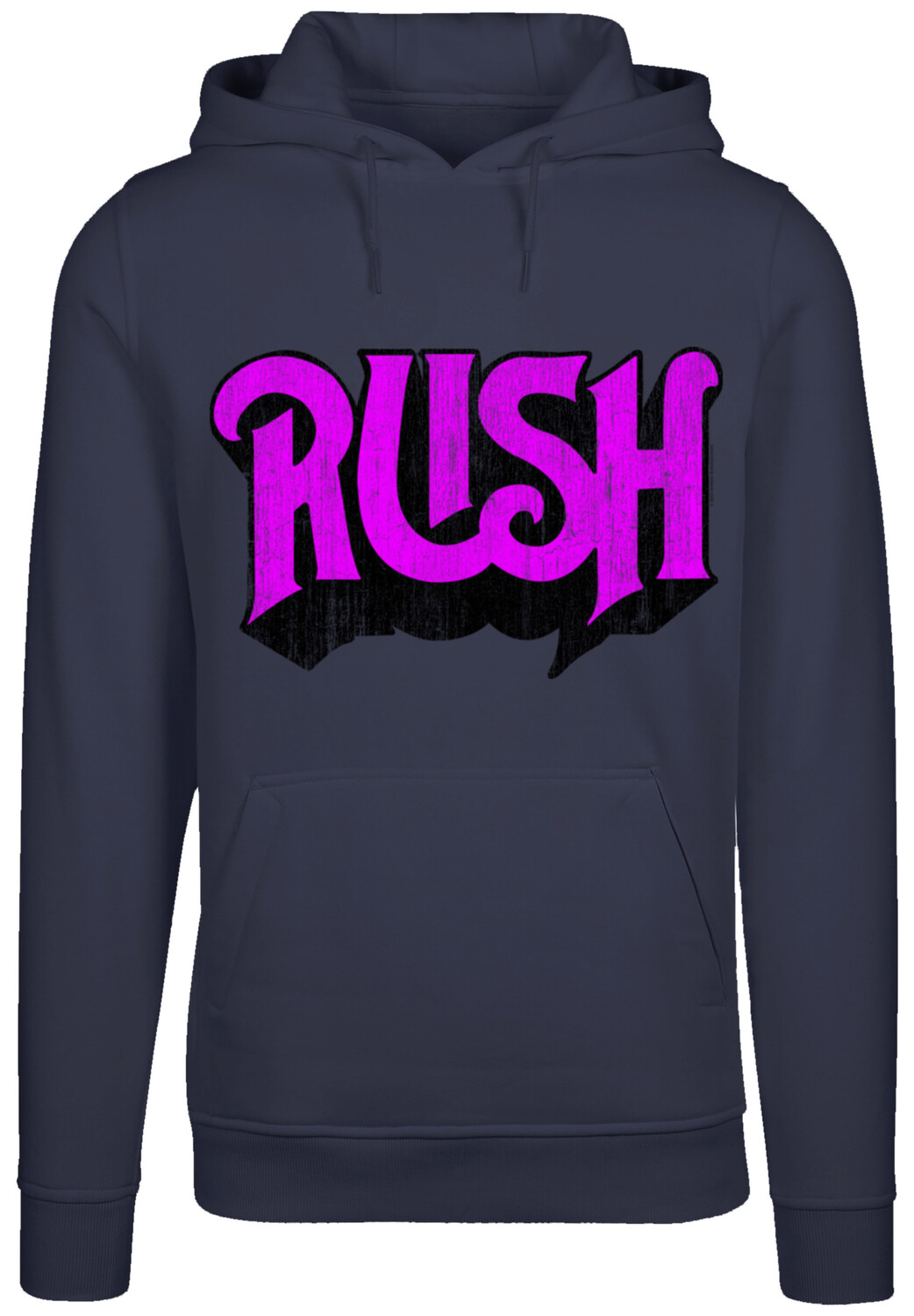 

Пуловер F4NT4STIC Hoodie Rush Rock Band Distressed Logo, темно синий