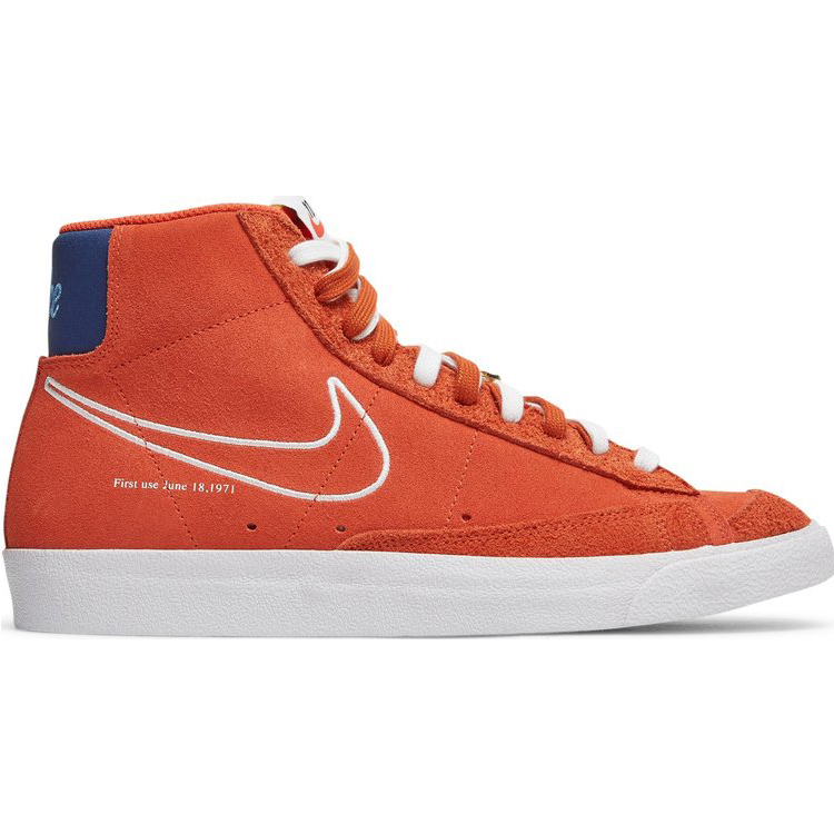 Кроссовки Nike Blazer Mid '77 'First Use - Orange', оранжевый кроссовки nike sportswear blazer mid 77 prm vrsty белый синий