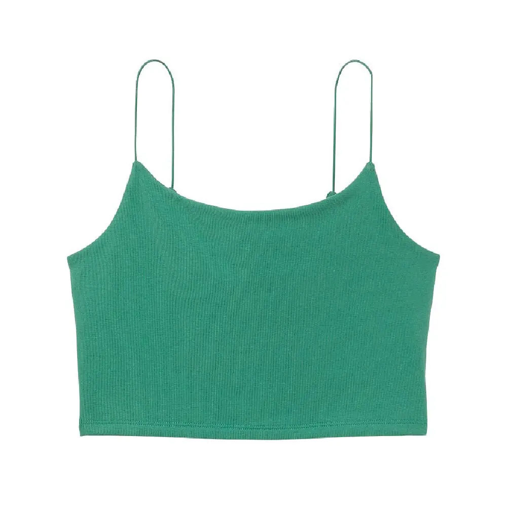 

Топ Victorias Secret Cotton Tank, зеленый