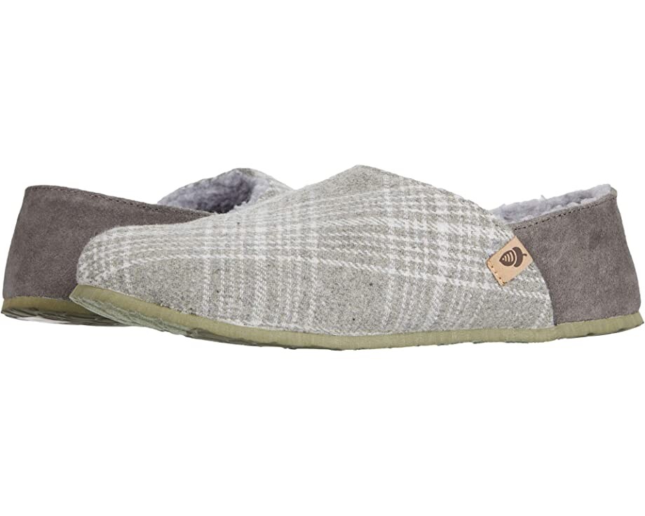 

Слипперы Parker Plaid Hoodback Acorn, серый