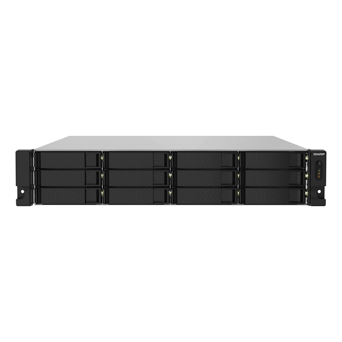 Серверное сетевое хранилище QNAP TS-1232PXU-RP, 12 отсеков, 4 ГБ, без дисков, черный