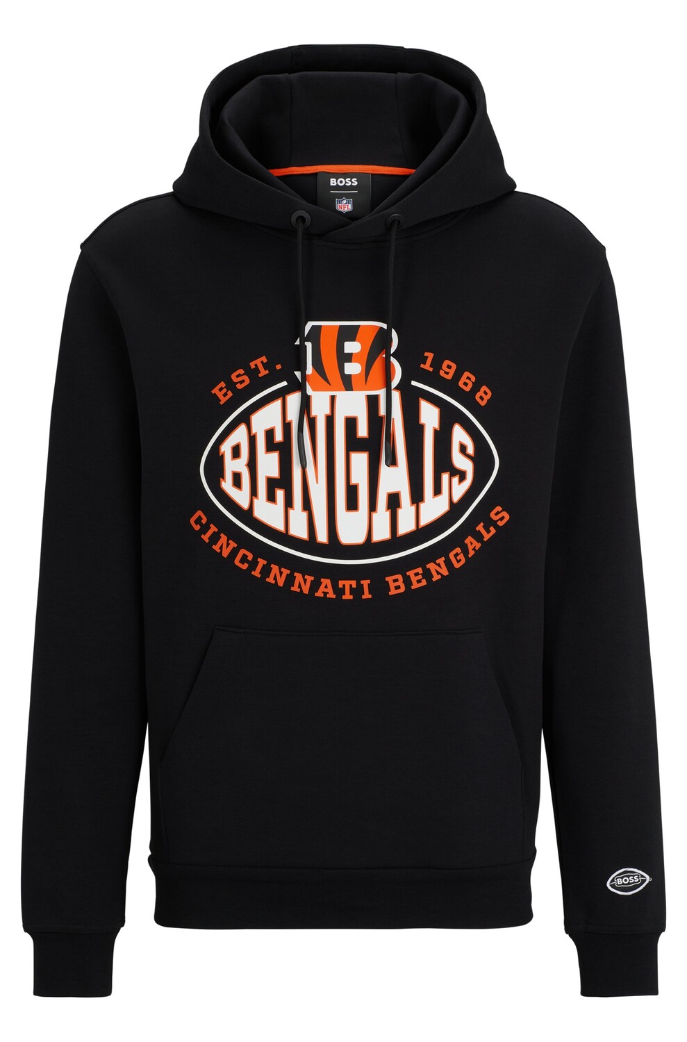 

Толстовка Boss X Nfl Cotton-blend With Collaborative Branding, Bengals