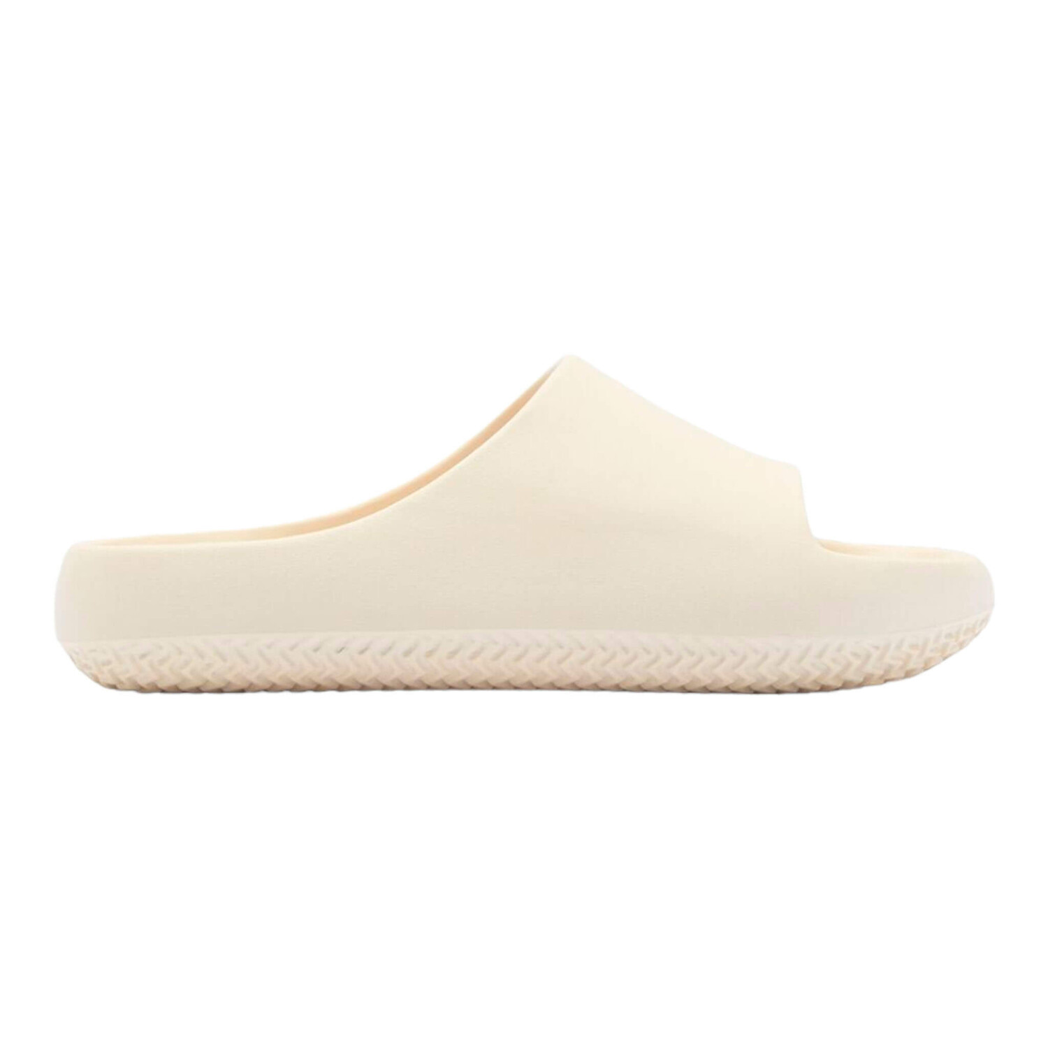 

Сандалии Bershka Textured Flat, бежевый