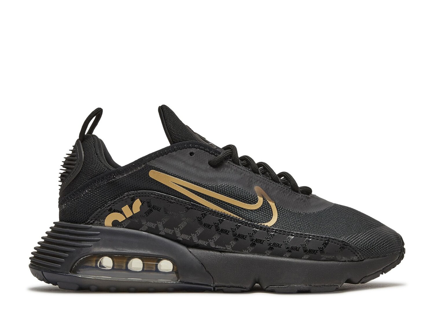 

Кроссовки Nike Air Max 2090 'Black Metallic Gold', черный