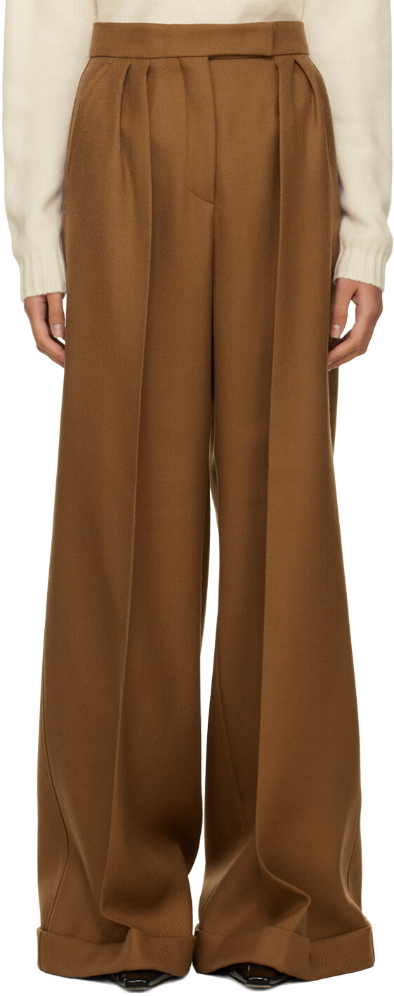 

Коричневые брюки Flou Max Mara