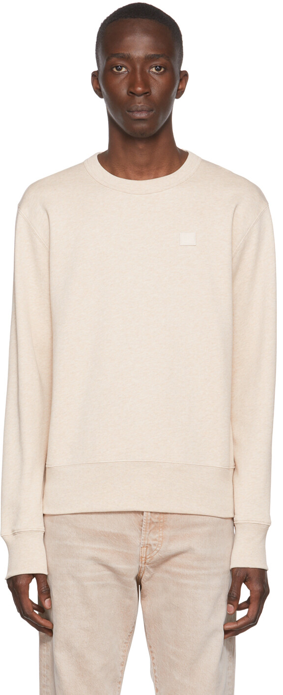 

Бежевый хлопковый свитшот Acne Studios