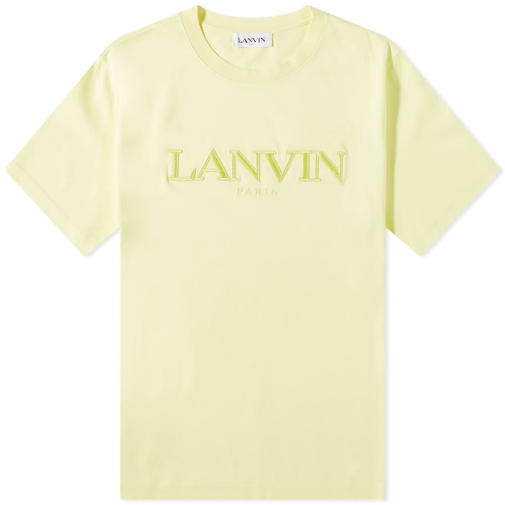 

Футболка Lanvin Tonal Embroidered Logo Tee