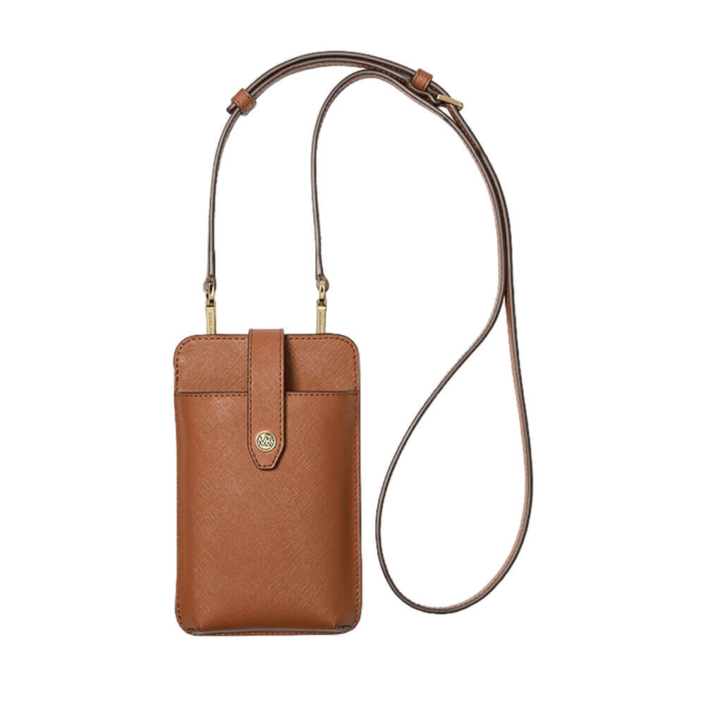 

Сумка Michael Michael Kors For Smartphone In Saffiano Leather, коричневый