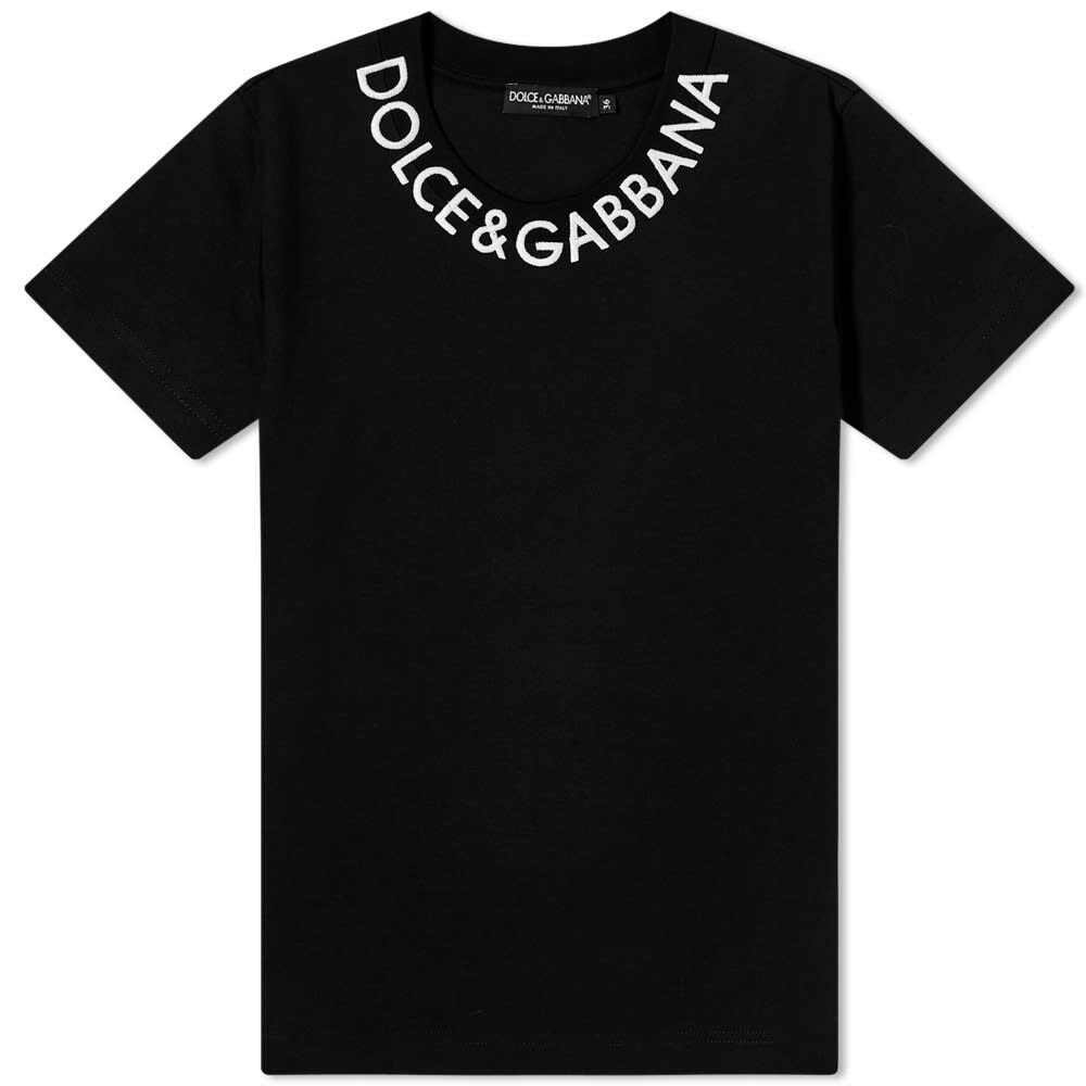 

Футболка Dolce & Gabbana Neck Logo Tee