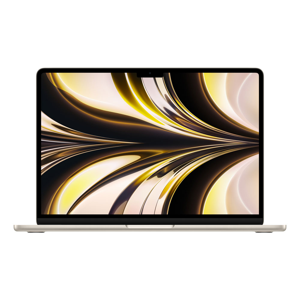 Ноутбук Apple MacBook Air 13.6'' M2 (2022), 8 Гб/256 Гб, Starlight, английская клавиатура 13 6 ноутбук apple macbook air 13 2022 2560x1600 apple m2 ram 8 гб ssd 256 гб apple graphics 8 core starlight mly13
