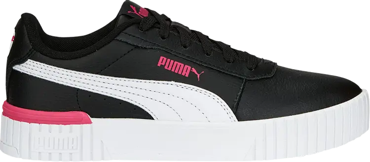 

Кроссовки Puma Carina 2.0 Jr Black Glowing Pink, черный