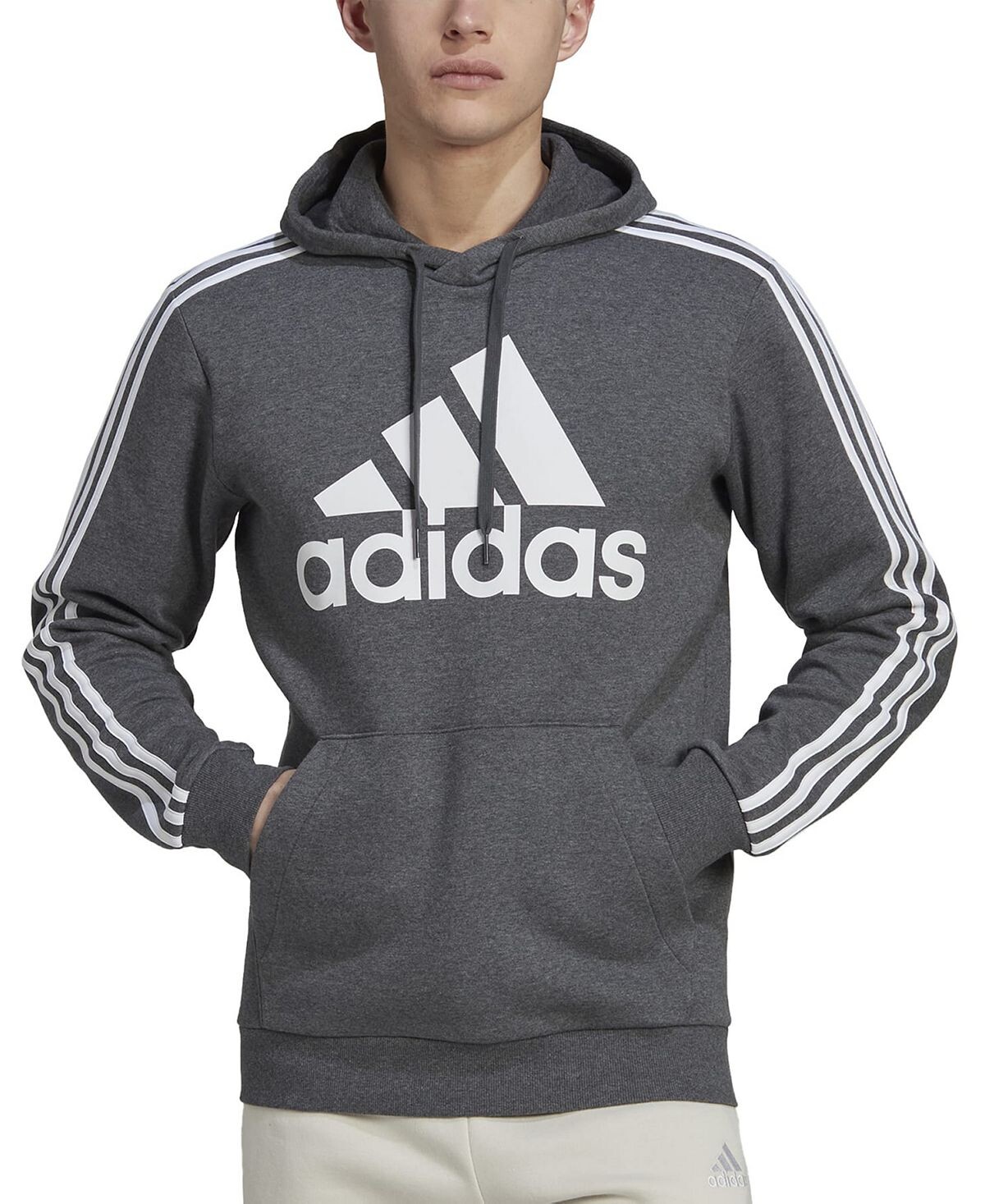 

Мужской пуловер с капюшоном с логотипом adidas, мульти