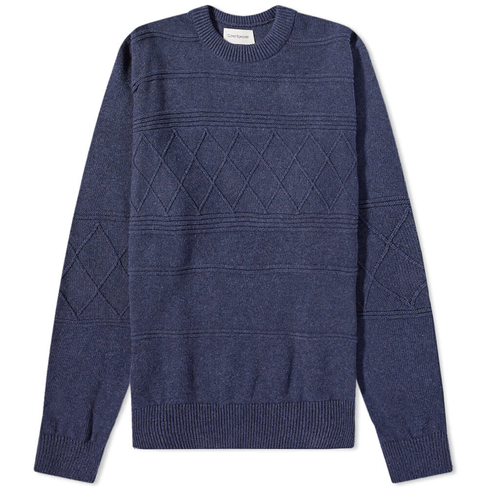 

Джемпер Oliver Spencer Blenheim Crew Knit, Серый