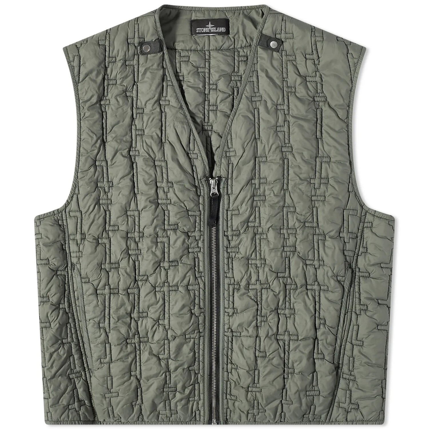 

Жилет Stone Island Shadow Project Quilted Nylon, серый