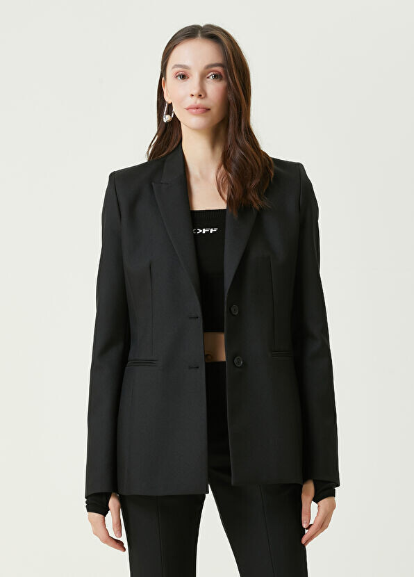 

Куртка с логотипом Off-White, черный