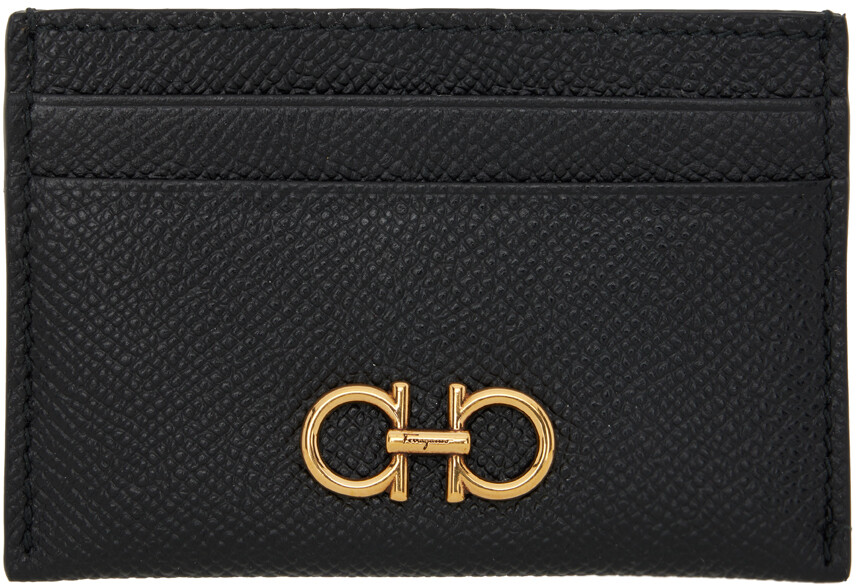 

Черный портмоне Gancini Ferragamo