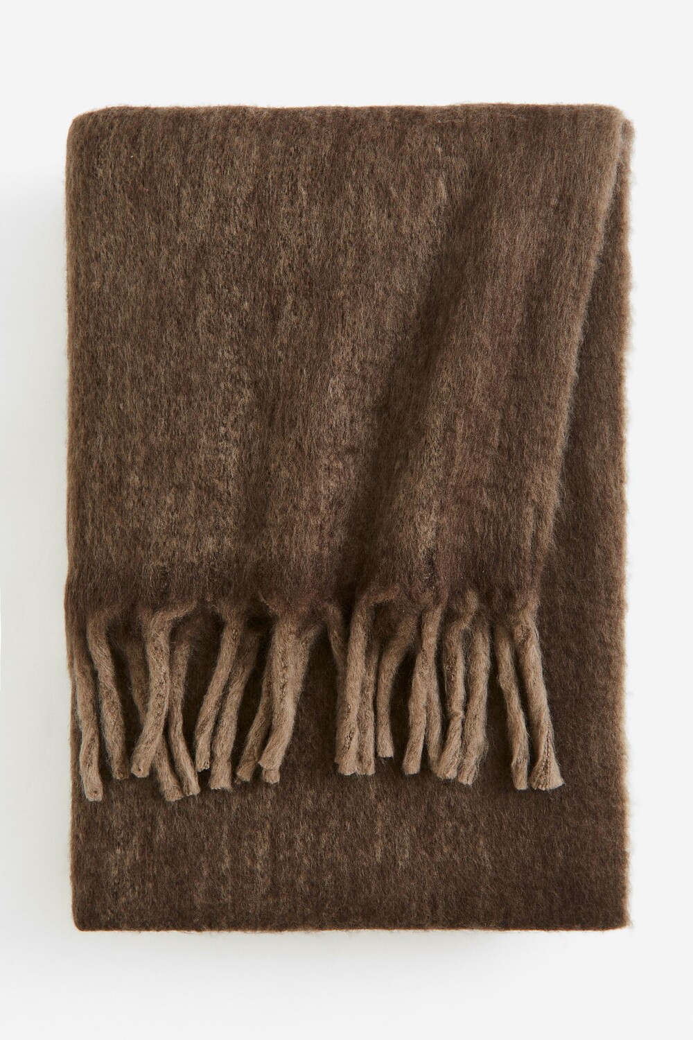 

Плед H&M Home Wool-blend, коричневый